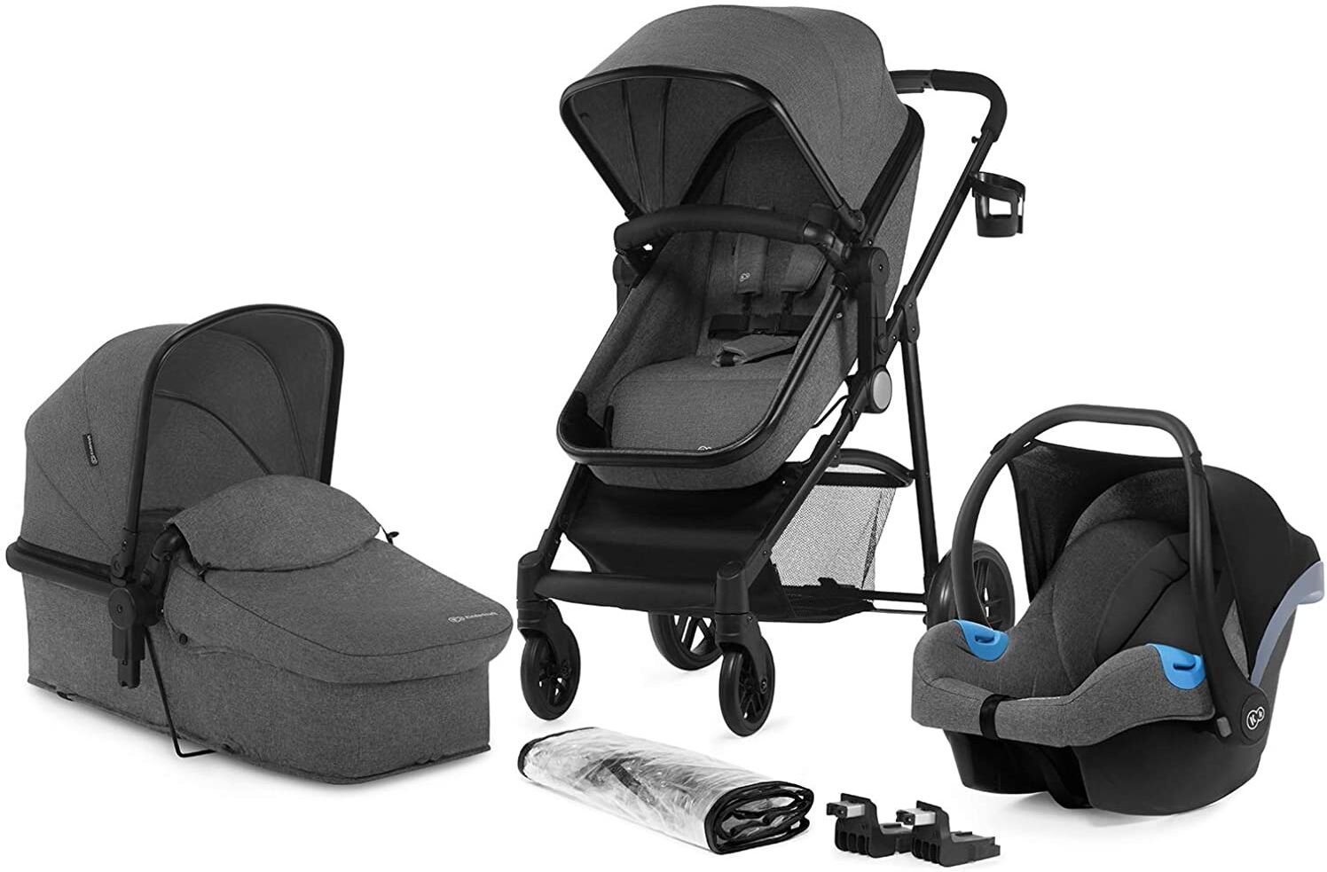 Kinderkraft Poussette trio combinée Juli gris