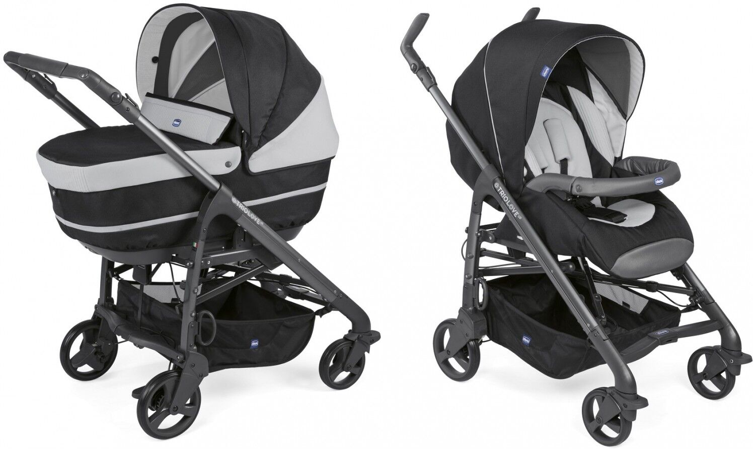 Chicco Duo Poussette Chicco Love Up Jet Black