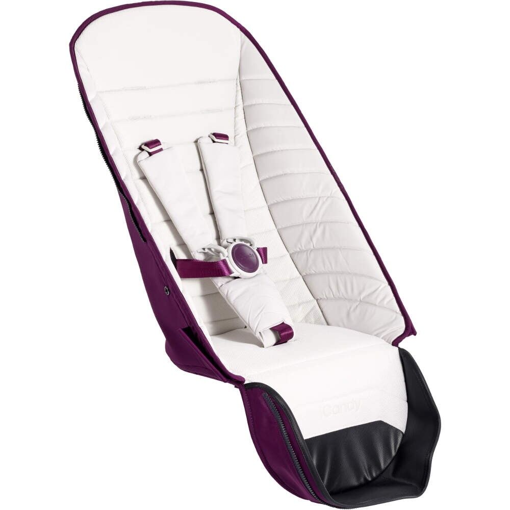 iCandy IC1853 Peach 2nd Seat Fabric and Bumper Bar Damson
