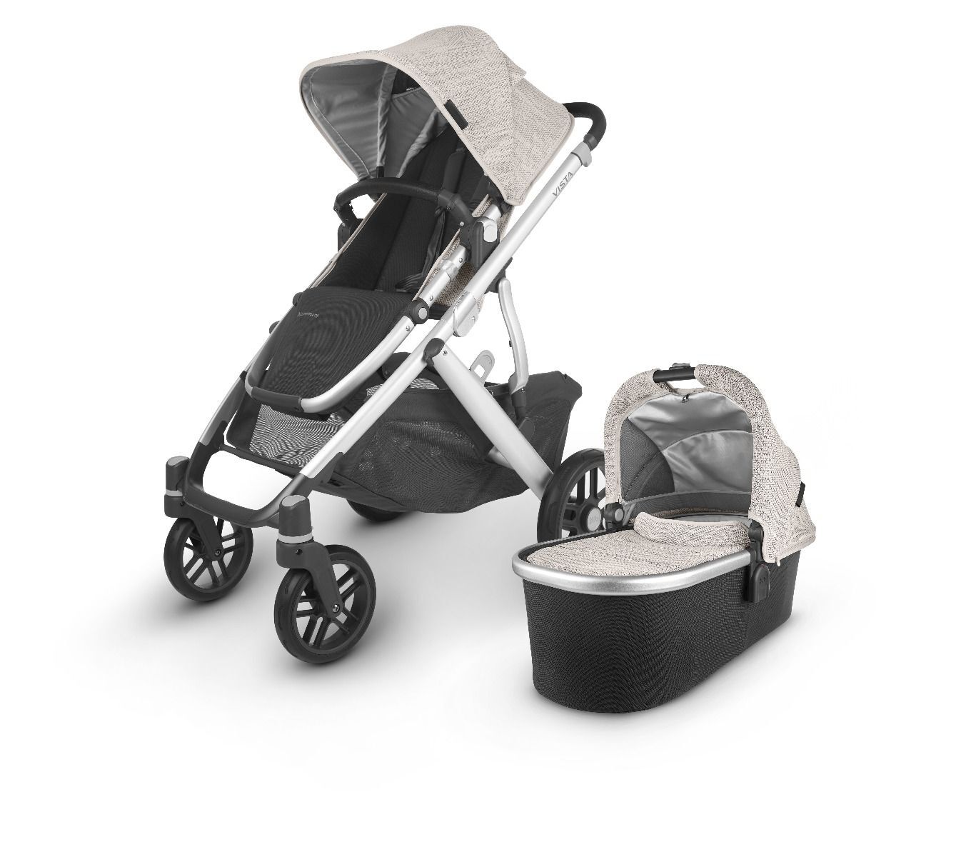 Uppababy 0320-VIS-UK-SRA Vista V2 Pushchair & Carrycot - Sierra