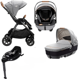 Trio Finiti con i-Level Recline e Calmi e Base Encore Joie Signature Carbon