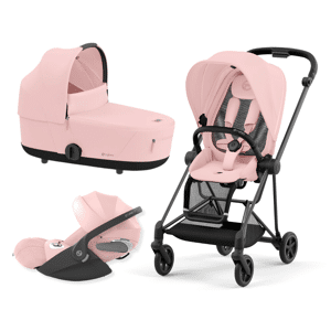 Cybex Platinum Trio Mios con Cloud T Plus Matt Black - Peach Pink