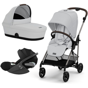 Cybex Trio Melio con Navicella Melio e Cloud T i-Size Fog Grey