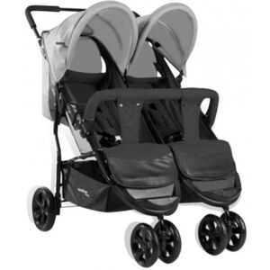 Asalvo Passeggino Gemellare Affiancato DOUBLE DINAMIC Anthracite