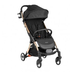 Kikka Boo Kikkaboo Passeggino Leggero e compatto CLOE BLACK Telaio ORO OMOLOGATO 22 KG