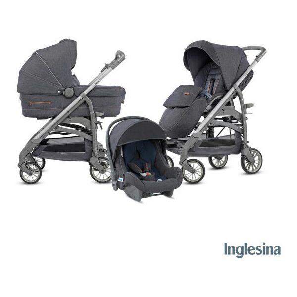 inglesina trio trilogy village denim telaio city ardesia