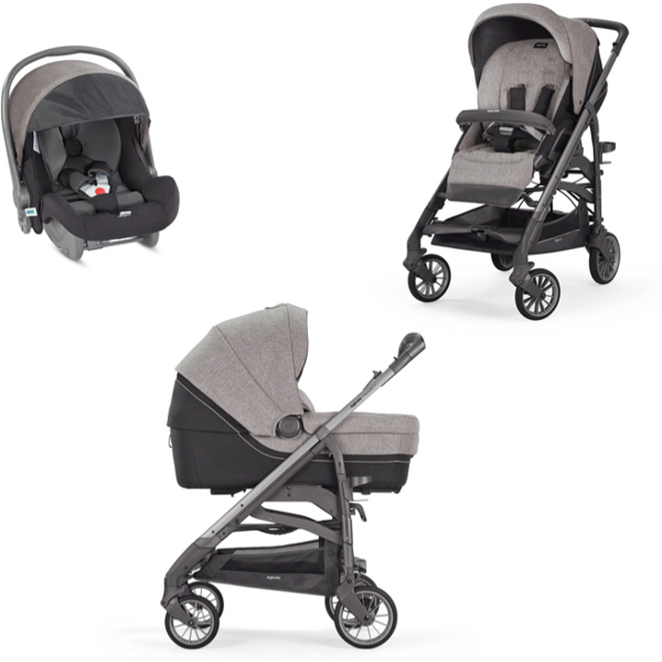 inglesina trio trilogy maui grey telaio city ardesia -paga in 3 rate senza interessi-