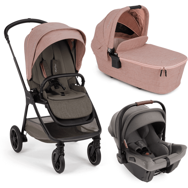 nuna trio triv next con seggiolino auto pipa urbn rose