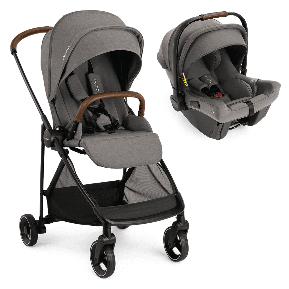 Nuna Duo con Passeggino Ixxa e Seggiolino Auto Pipa Urbn Granite