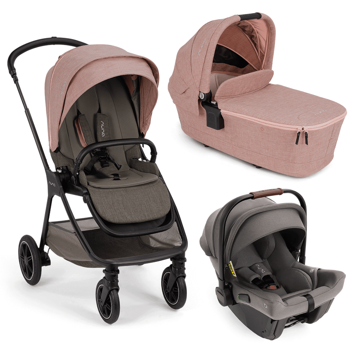 Nuna Trio Triv Next con Seggiolino Auto Pipa Urbn Rose