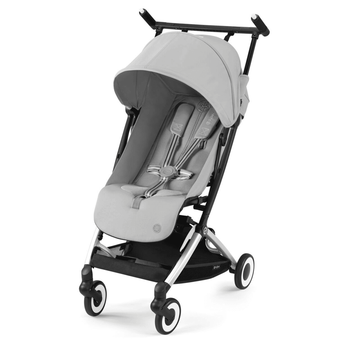 cybex gold passeggino libelle silver frame - fog grey