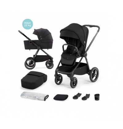 Kinderkraft Trio NEA MIDNIGHT BLACK OMOLOGATO 22 KG Carrozzina Passeggino Ovetto