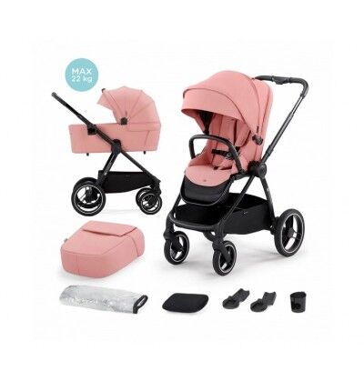 Kinderkraft TRIO NEA ROSA OMOLOGATO 22 KG Carrozzina Passeggino Ovetto