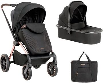 Kikka Boo Kikkaboo Duo Passeggino e Carrozzina KARA NERO BORSA INCLUSA