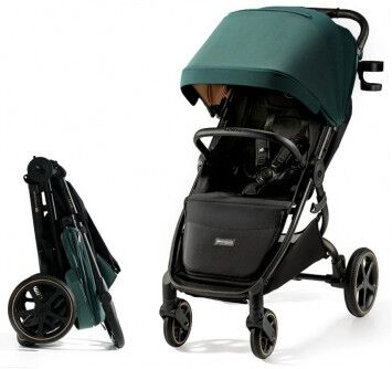 Kinderkraft Passeggino Leggero e Compatto Omologato 22 Kg MITZY JADA GREEN