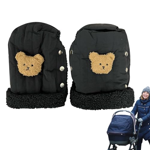 Youpo Kinderwagenhandschoenen Handmof, Kinderwagenhandschoenen,Kinderwagenwarmer Warme kinderwagenwanten voor ijskoud weer Kinderwagen Handmof Kinderwagenaccessoires voor de winter