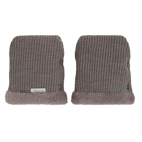 BO BABY'S ONLY Kinderwagen handschoenen Hope Handwarmer voor buggy Handverwarmers voor wandelwagen Teddy voering Hazel Brown