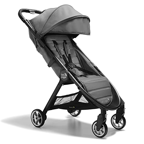 BABY JOGGER City Tour 2 Reisbuggy, kleine, lichte en compacte buggy met eenhandsopening, Shadow Grey (grijs)