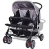 Festnight dubbele wagen voor tweelingen kinderwagen, 93 x 68 x 103 cm, ingeklapt: 94 x 80 x 44 cm