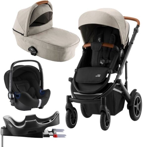 Britax Smile 3 Travelsystem barnevogn - Pure Beige