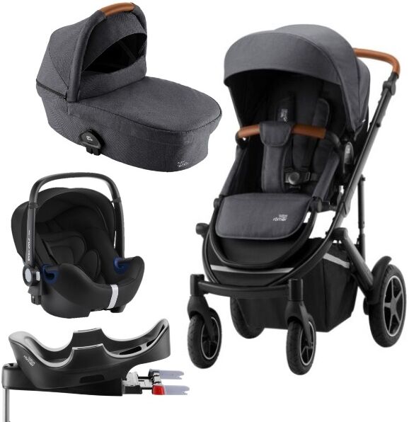 Britax Smile 3 Travelsystem barnevogn- Midnight Grey