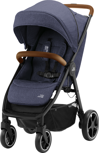 Britax B-Agile R - Navy Ink/brown - Reisetrille 