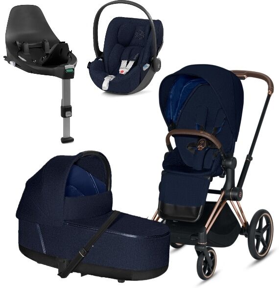 Cybex Priam Travelsystem - Rosegold/midnight Blue