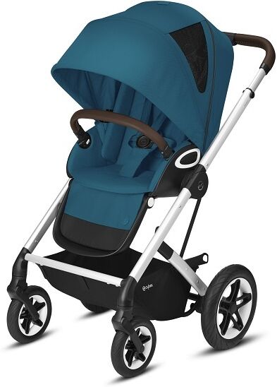 Cybex, barnevogn, Talos S Lux, sportsvogn - Silver/river Blue