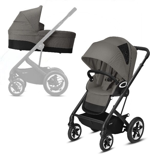 Cybex, barnevogn, Talos S Lux, duovogn - Black/soho Grey