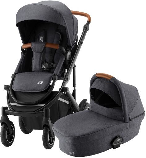 Britax Smile Iii Duo, essential-Pakke, Barnevogn - Midnight Grey