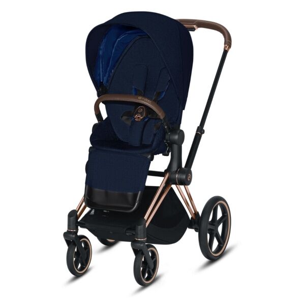 Cybex, Platinum Line, Priam, Sportsvogn - Rosegold/midnight Blue