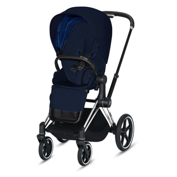 Cybex, Platinum Line, Priam, Sportsvogn - Chrome Black/midnight Blue