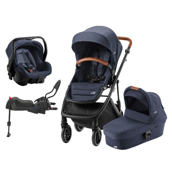 Britax Strider M, Comfort Plus Primo-Pakken, Barnevogn - Navy Ink