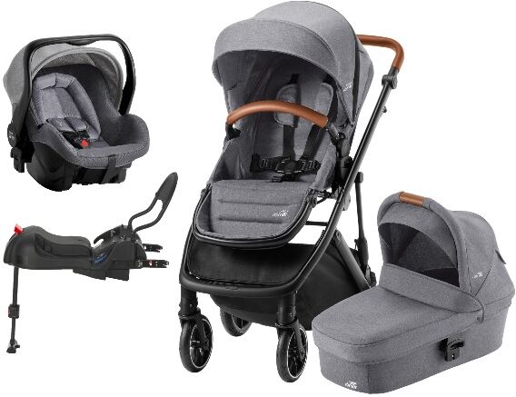 Britax Strider M, Comfort Plus Primo-Pakken, Barnevogn - Elephant Grey