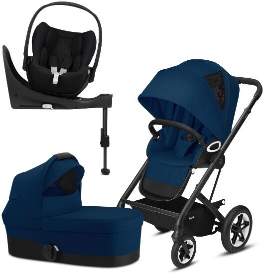 Cybex, barnevogn, Talos S Lux, Travelsystem, M/ Cloud Z + Base Z - Black/navy Blue