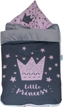 Pekebaby Saco Cuco Polar Little Crown Rosa