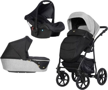 Expander Carrinho de Bebé Individual Elite + Carlo Isofix Ready Prata