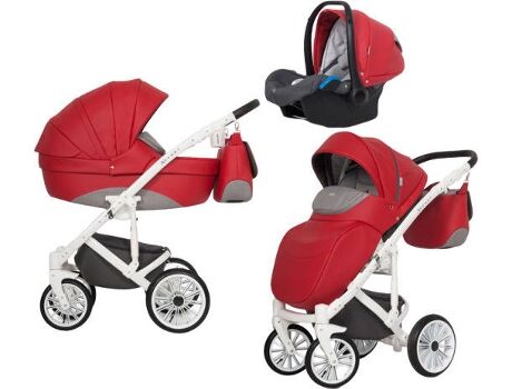 Expander Carrinho de Bebé Individual Xenon + Kite Isofix Ready Scarlet