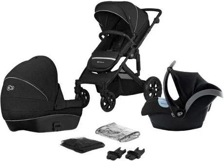 Kinderkraft Carrinho de Bebé Trio Prime Lite 3 Em 1 Preto