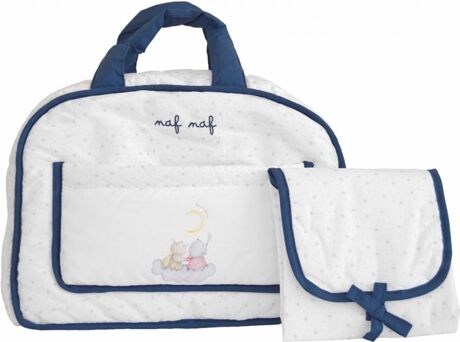 Naf Naf Mala De Maternidade Rabbit & Moon Cinzento (45 x 25 x 20 cm)