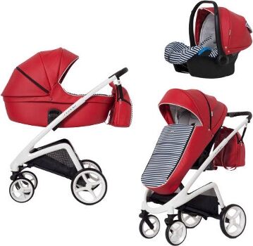 Expander Carrinho de Bebé Individual Storm + Kite Isofix Ready Scarlet