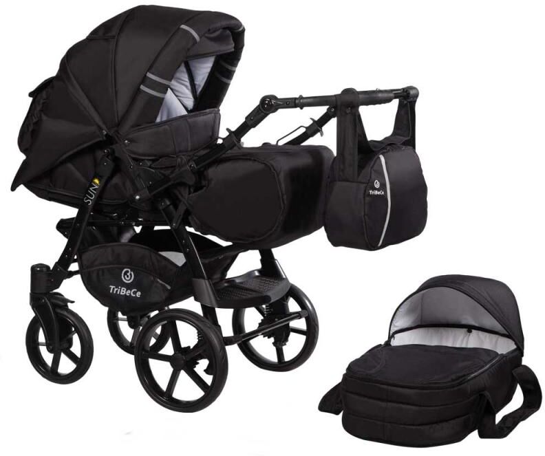 Sun Kombi Barnvagn 2 in 1 - Black