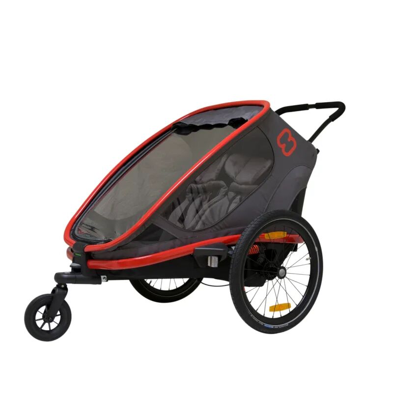 Hamax Outback Incl. Bicycle Arm & Stroller Röd