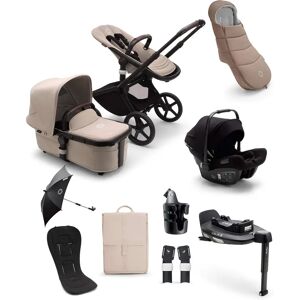 Bugaboo Fox 5 Ultimate Pushchair Bundle with Turtle Air 360 (9 pieces) - Desert Taupe