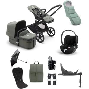 Bugaboo Fox5 Ultimate Bundle with Cybex Cloud T Car Seat and Base in Forest Green