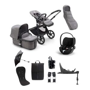 Bugaboo Fox5 Ultimate Bundle with Cybex Cloud T Car Seat and Base in Grey Melange