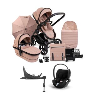 iCandy Peach 7 Complete Pushchair Bundle with Cybex Cloud T Car Seat & Base - Cookie
