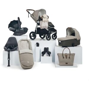 Mamas & Papas Ocarro Pushchair Complete Bundle with Cybex Cloud T Car Seat & Base (10 Pieces) – Heritage