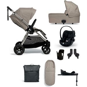 Mamas & Papas Flip XT&#179; Pushchair Complete Bundle with Cybex Cloud G Car Seat & Base (8 Pieces) - Fawn