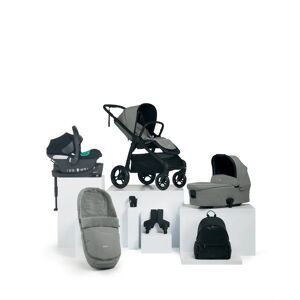 Mamas & Papas Ocarro Pushchair Complete Bundle with Cybex Aton B2 Car Seat & Base (7 Pieces) - Flint Grey